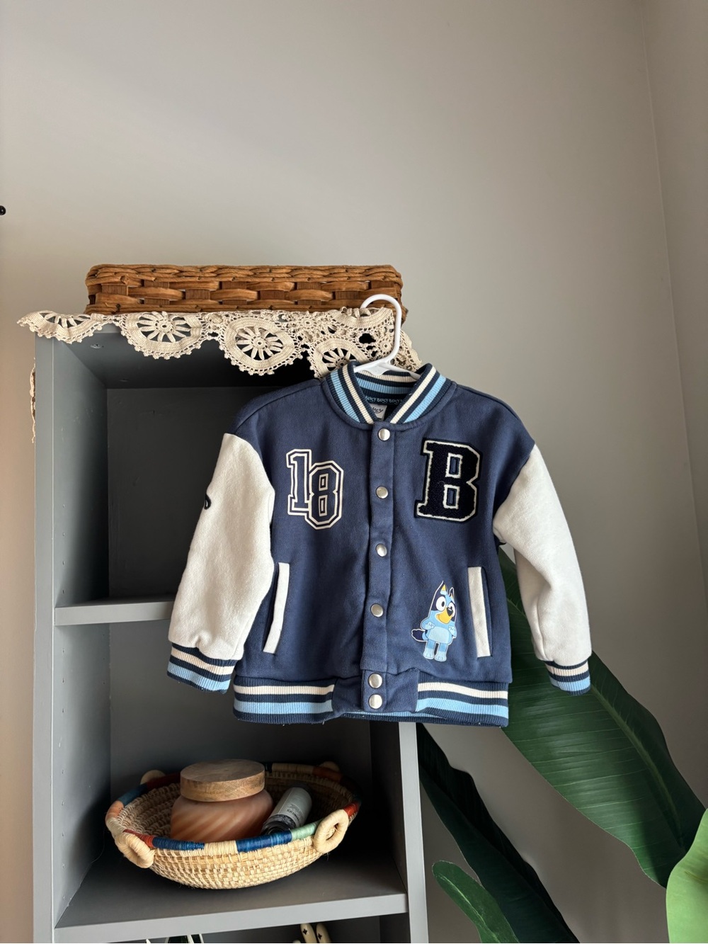 bluey varsity style jacket for toddler